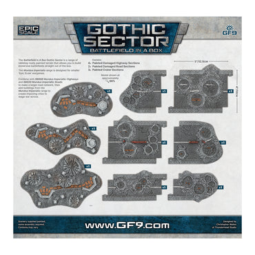 Battlefield in a Box: Mundus Imperialis - Damaged Roads, Highways, & Craters