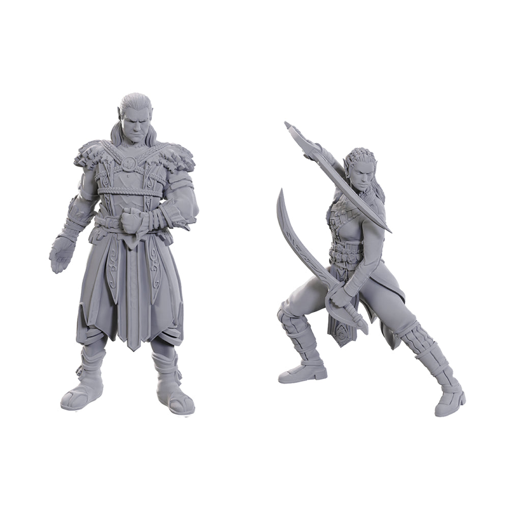 D&D Minis: Baldur's Gate 3 - Jaheira & Halsin (Unpainted / Special Edition)