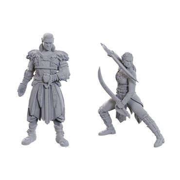 D&D Minis: Baldur's Gate 3 - Jaheira & Halsin (Unpainted / Special Edition)