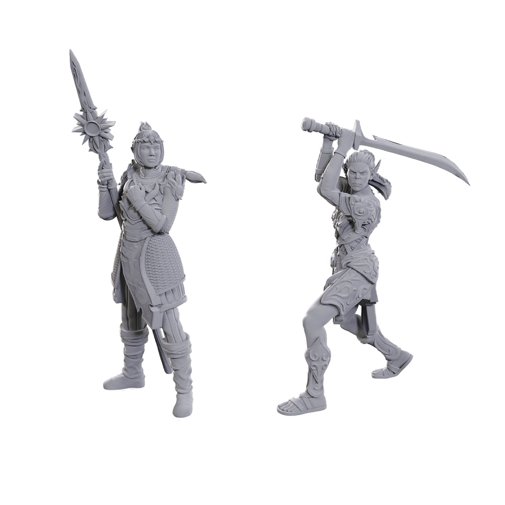 D&D Minis: Baldur's Gate 3 - Lae'zel & Shadowheart (Unpainted / Special Edition)