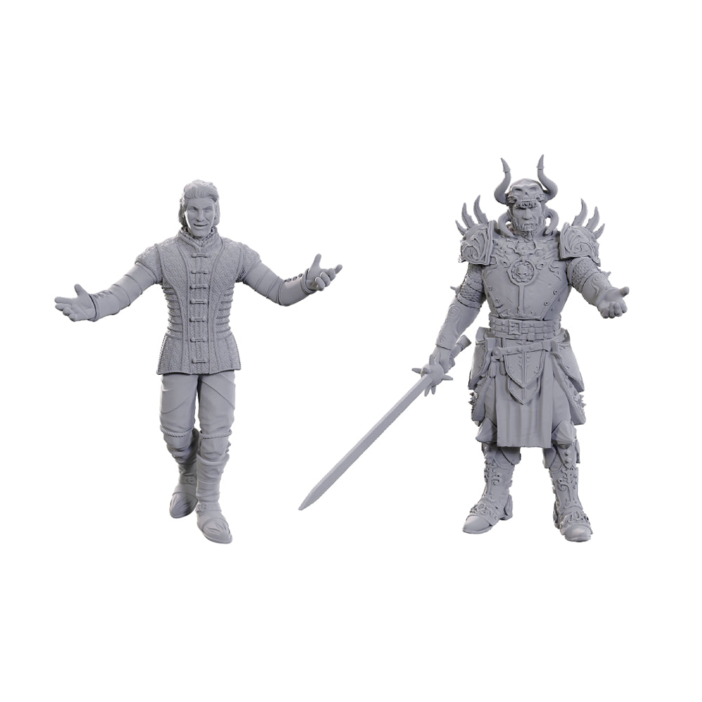 D&D Minis: Baldur's Gate 3 - Sarevok Anchev & Raphael (Unpainted / Special Edition)
