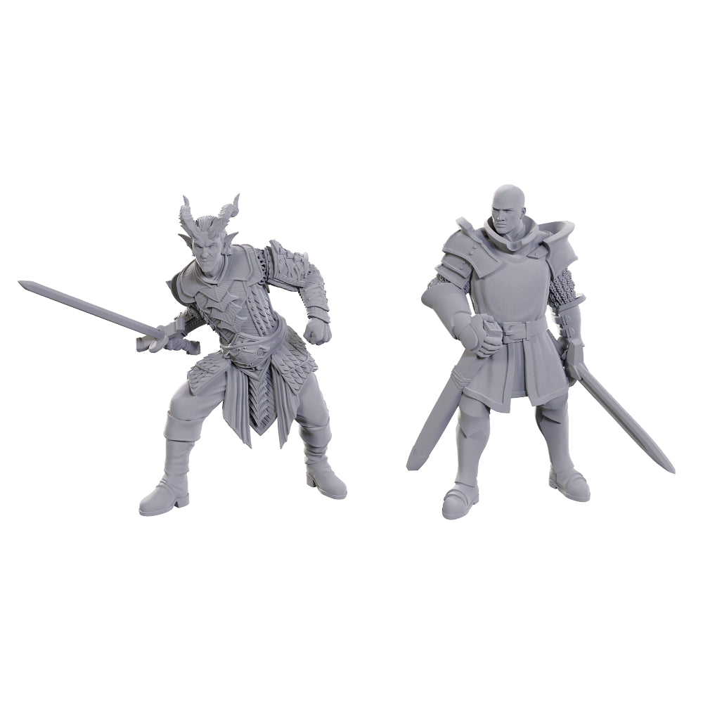 D&D Minis: Baldur's Gate 3 - Ulder Ravengard & Zevlor (Unpainted / Special Edition)