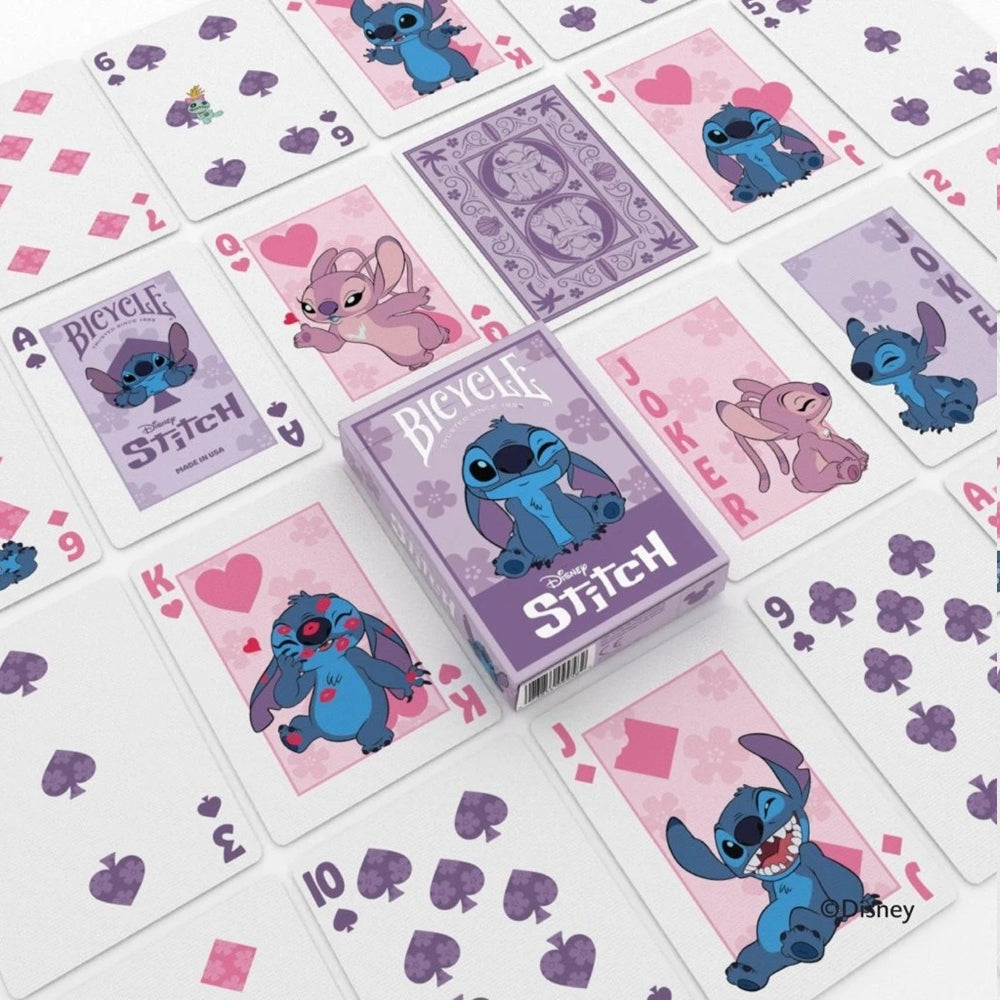Bicycle Playing Cards: Disney - Stitch (Purple)