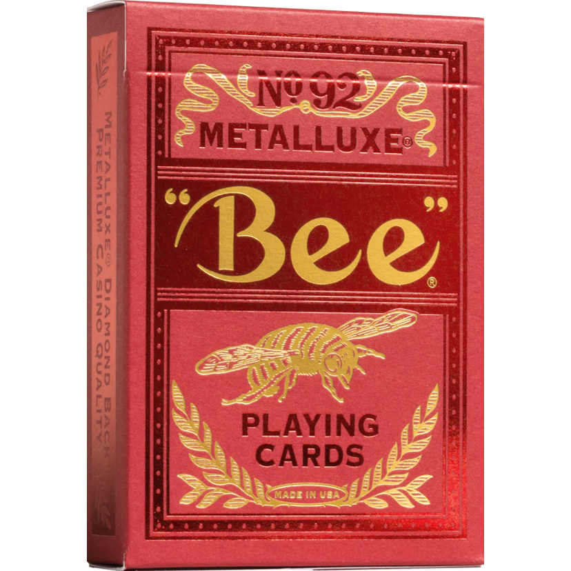 Bicycle: Bee Playing Cards: Red