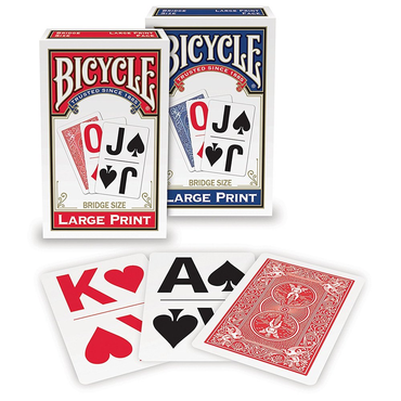 Bicycle Playing Cards: Large Print