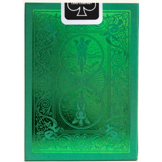 Bicycle Playing Cards: Metalluxe Holiday Green