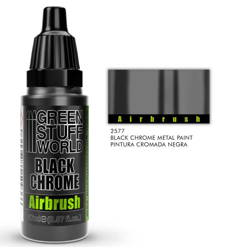 GSW: Black Chrome Paint - Airbrush (17ml) #2577