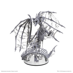 D&D Minis: Black Dracolich (Unpainted)