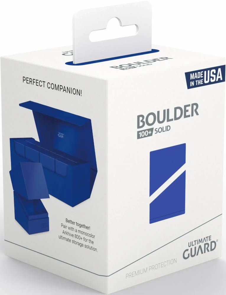 Ultimate Guard Boulder Deck Box 100+ Solid: Blue