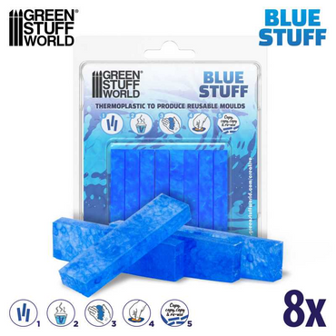 GSW: Blue Stuff - Molding Sticks (x8)