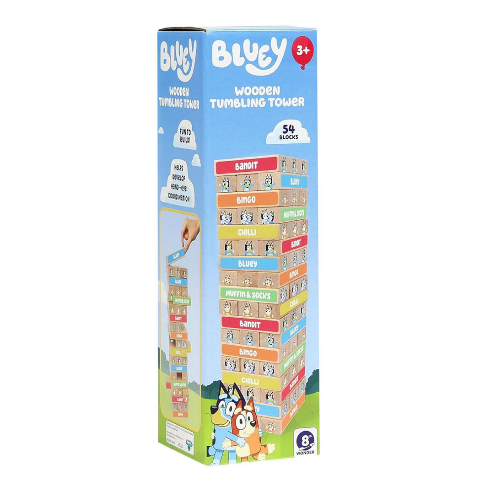 Bluey: Wooden Tumbling Tower