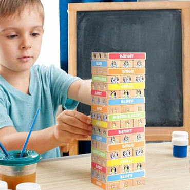 Bluey: Wooden Tumbling Tower