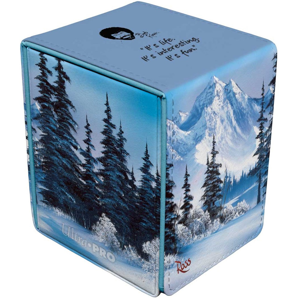 Ultra PRO Deck Box: Alcove Flip Bob Ross - Winter Paradise