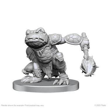 Pathfinder Minis: Boggard Scout & Castoroides (Unpainted / WV144)