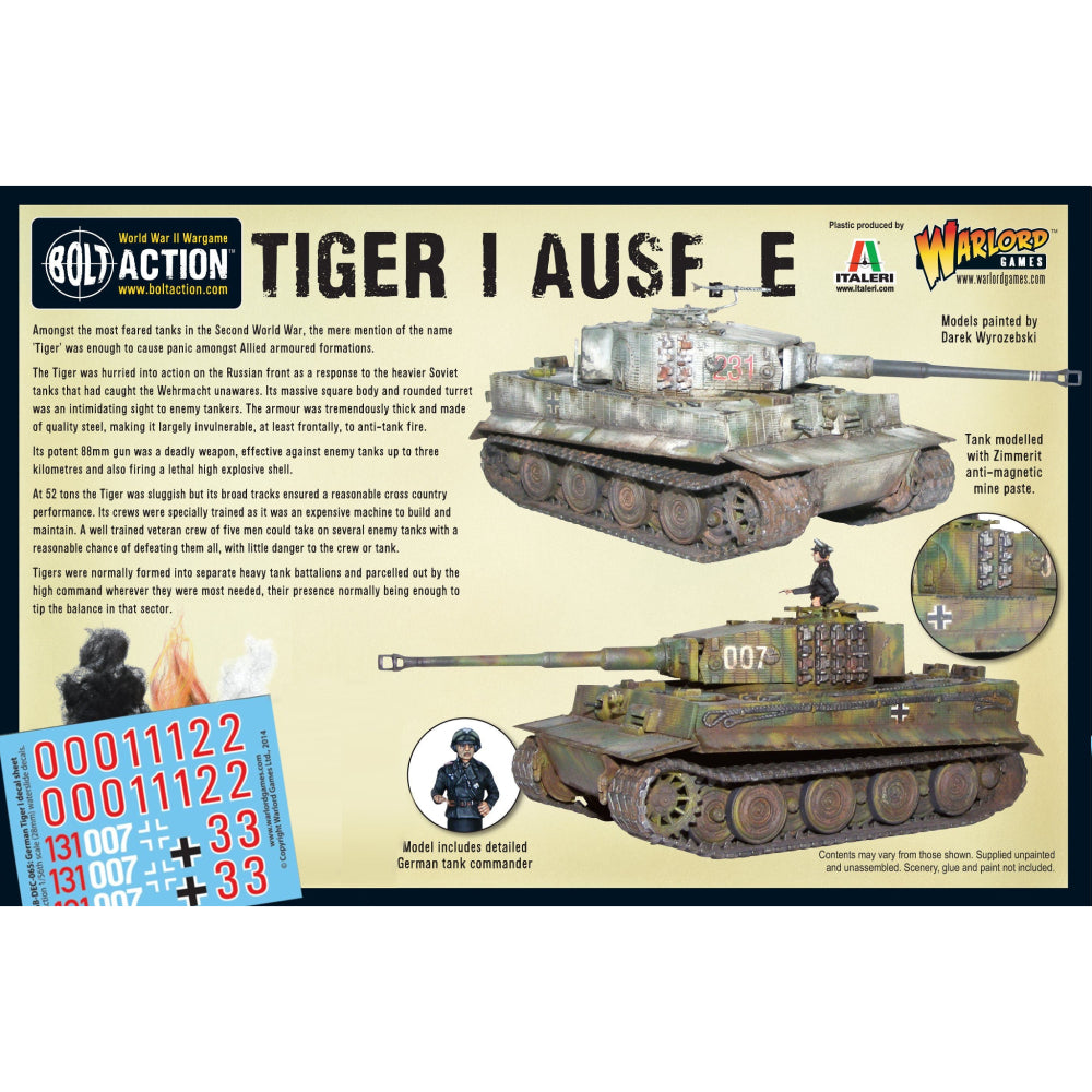 Bolt Action: Tiger I Ausf. E