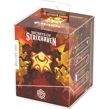 MTG Deck Box: Secrets of Strixhaven - Lorehold (Holds 100+)