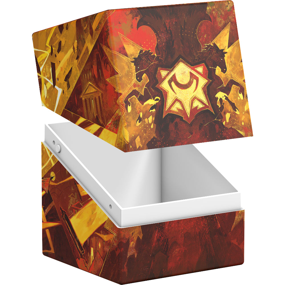 MTG Deck Box: Secrets of Strixhaven - Lorehold (Holds 100+)