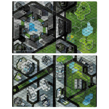 Battletech: Battle Mat - Central Park / Shopping District