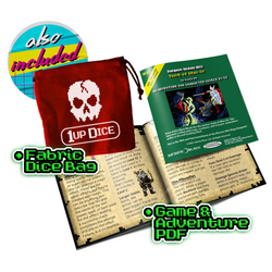1UP RPG Dice Set: Cackling Blood Skull