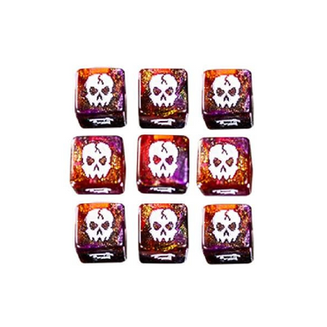 1UP D6 Dice Set: Cackling Skull's Curse