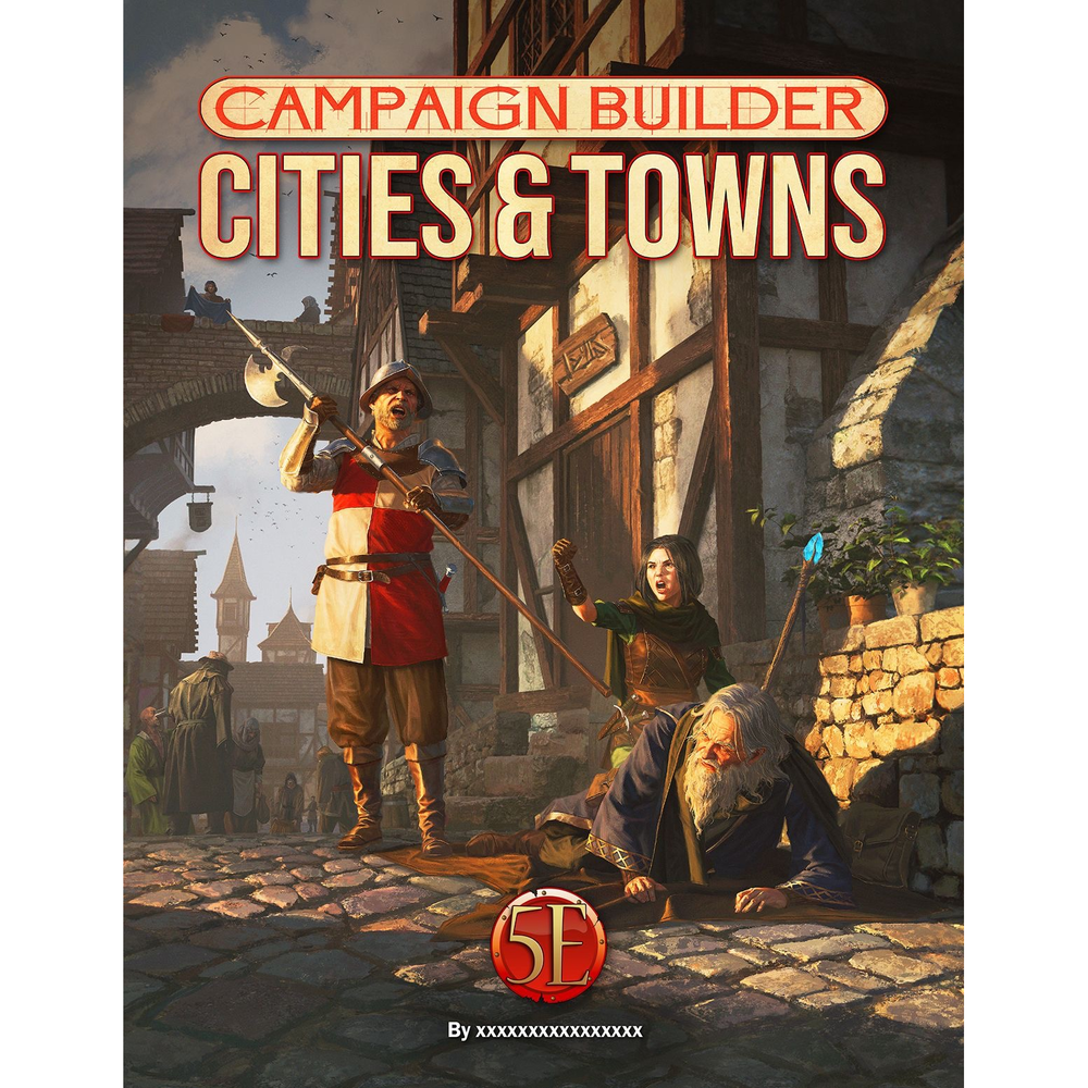 Campaign Builder Cities and Towns RPG Book