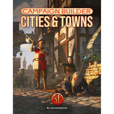 Campaign Builder Cities and Towns RPG Book