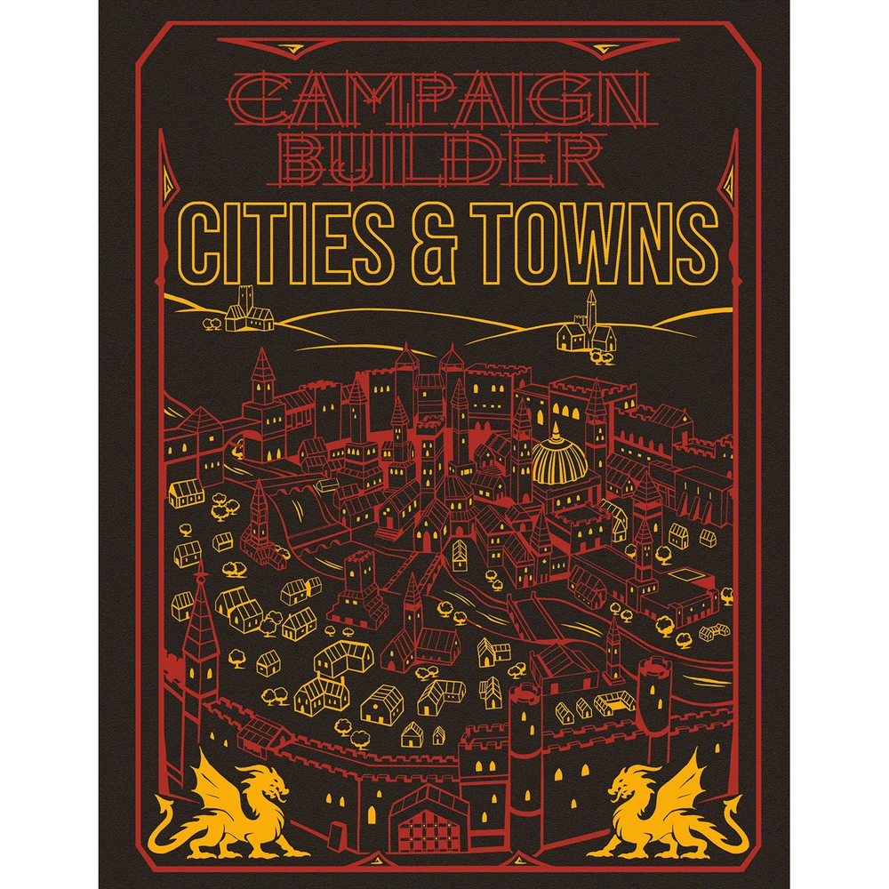 Campaign Builder Cities and Towns RPG Book Limited Edition Cover