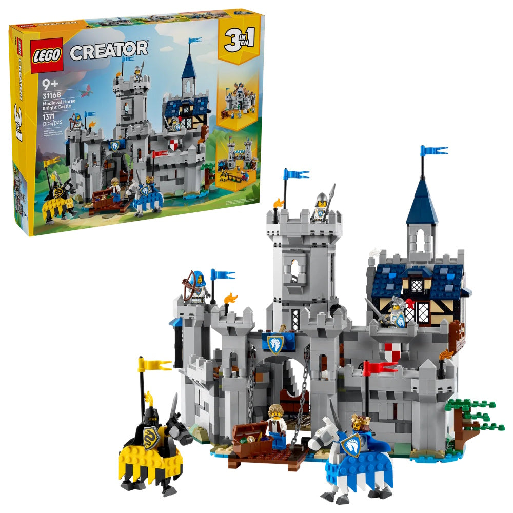 LEGO® CREATOR: Medieval Horse Knight Castle 3-in-1 - 31168