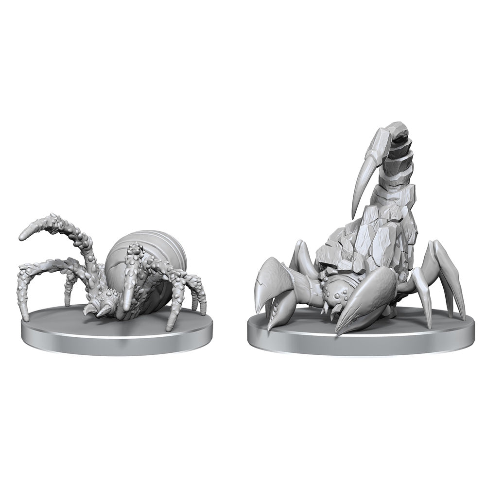 Pathfinder Minis: Cave Scorpion & Hunting Spider (Unpainted / WV26)