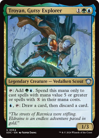 Troyan, Gutsy Explorer [Secrets of Strixhaven Commander]