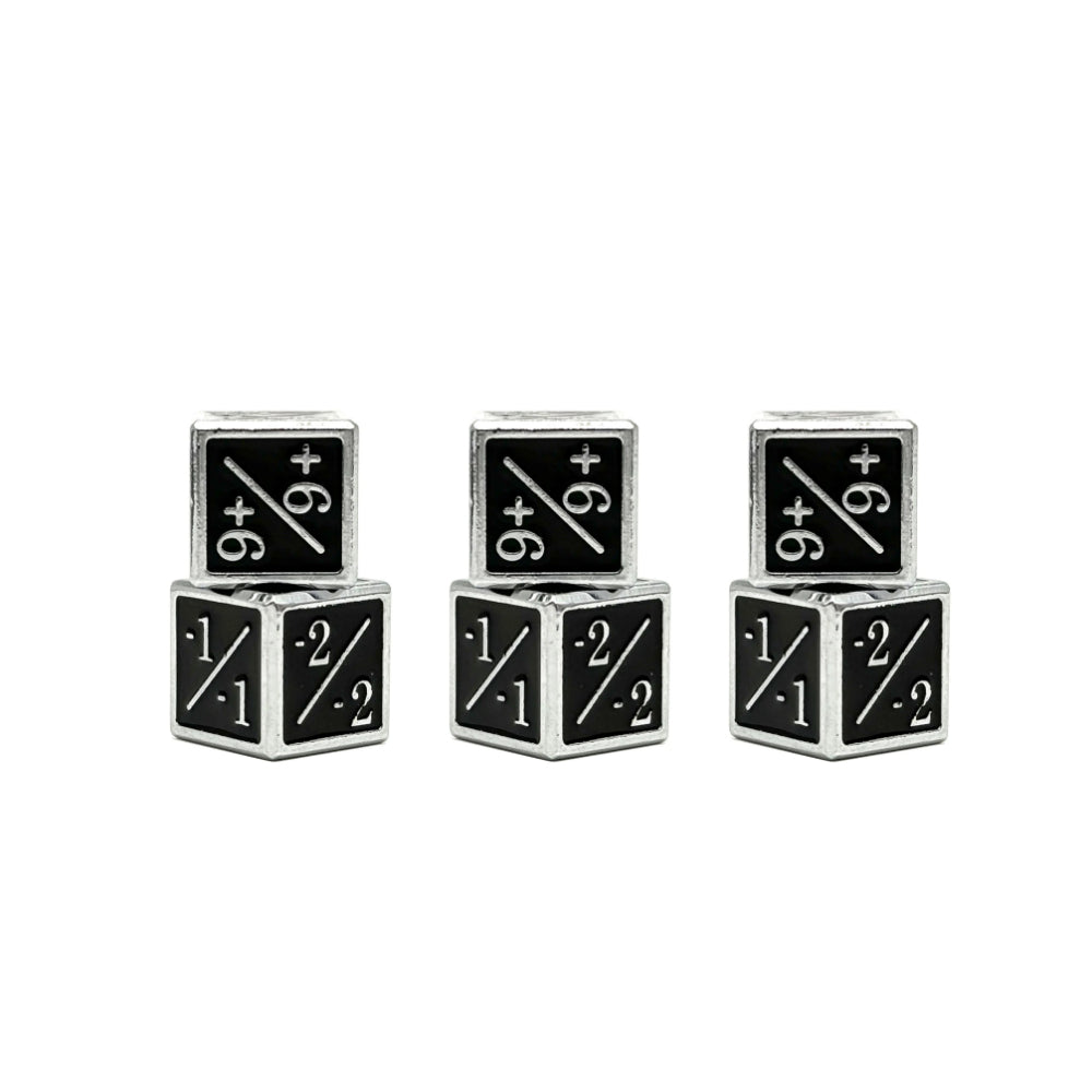 1/+1 & -1/-1 MTG Counters: Black Metal (Norse Foundry)