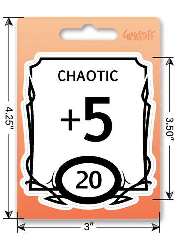 GlassStaff Stickers: Stat Block - Chaotic
