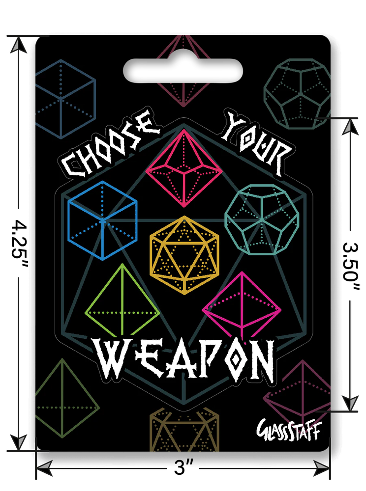 GlassStaff Stickers: Choose Your Weapon