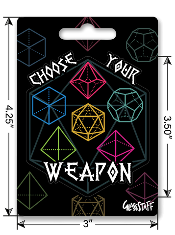 GlassStaff Stickers: Choose Your Weapon
