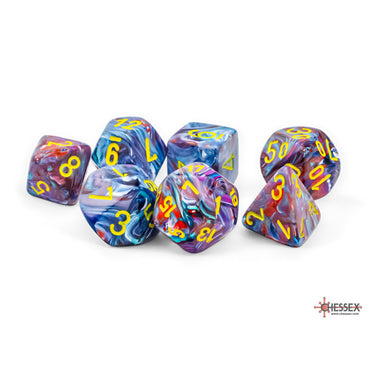 RPG Dice (Mega): Festive Mosaic/Yellow (CHX22450)