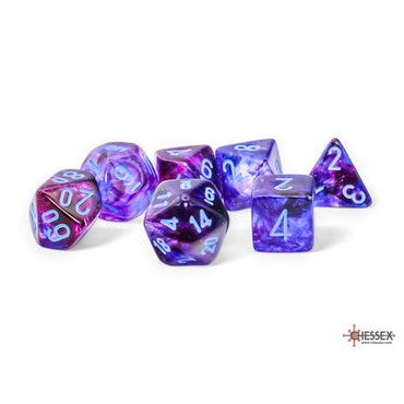 RPG Dice (Mega): Nebula Nocturnal/Blue Luminary (CHX22547)