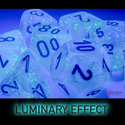 RPG Dice (Mega): Borealis Icicle/Light Blue Luminary (CHX22581)