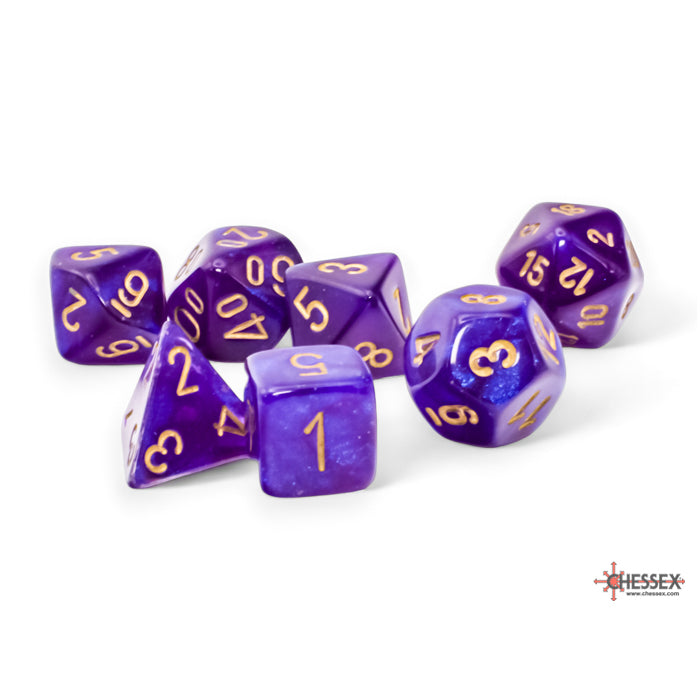 RPG Dice (Mega): Borealis Royal Purple/Gold Luminary (CHX22587)