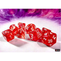 RPG Dice: Borealis Passion/White Luminary (CHX30070)