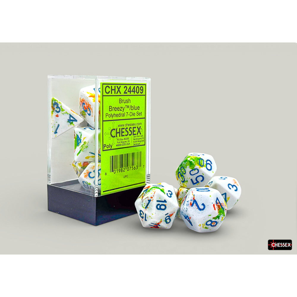 RPG Dice: Brush Breezy/Blue (CHX24409)