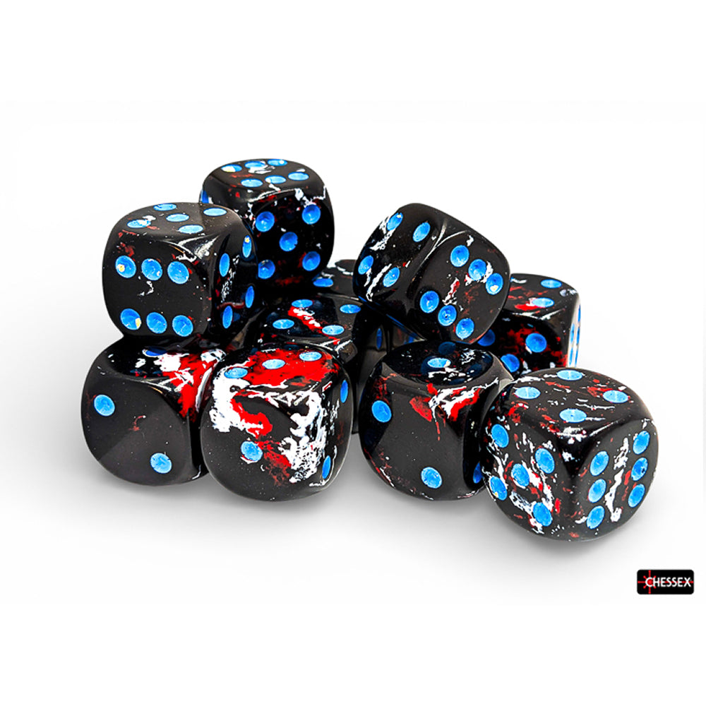 12D6 Set (16mm): Brush Dark Side/Blue (CHX24608)