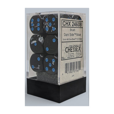 12D6 Set (16mm): Brush Dark Side/Blue (CHX24608)