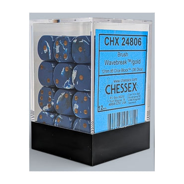 36D6 Set (12mm): Brush Wavebreak/Gold (CHX24806)