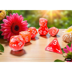 RPG Dice (Mega): Festive Dahlia/White Luminary (CHX22553)