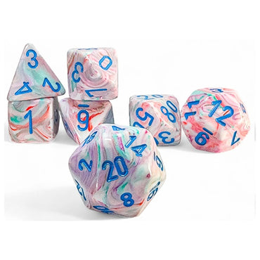 RPG Dice (Mega): Festive Pop Art/Blue (CHX22544)