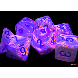 RPG Dice (Mega): Festive Pop Art/Blue (CHX22544)