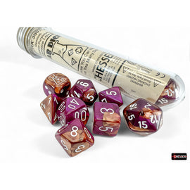 RPG Dice: Gemini Copper-Purple/White (CHX30071)