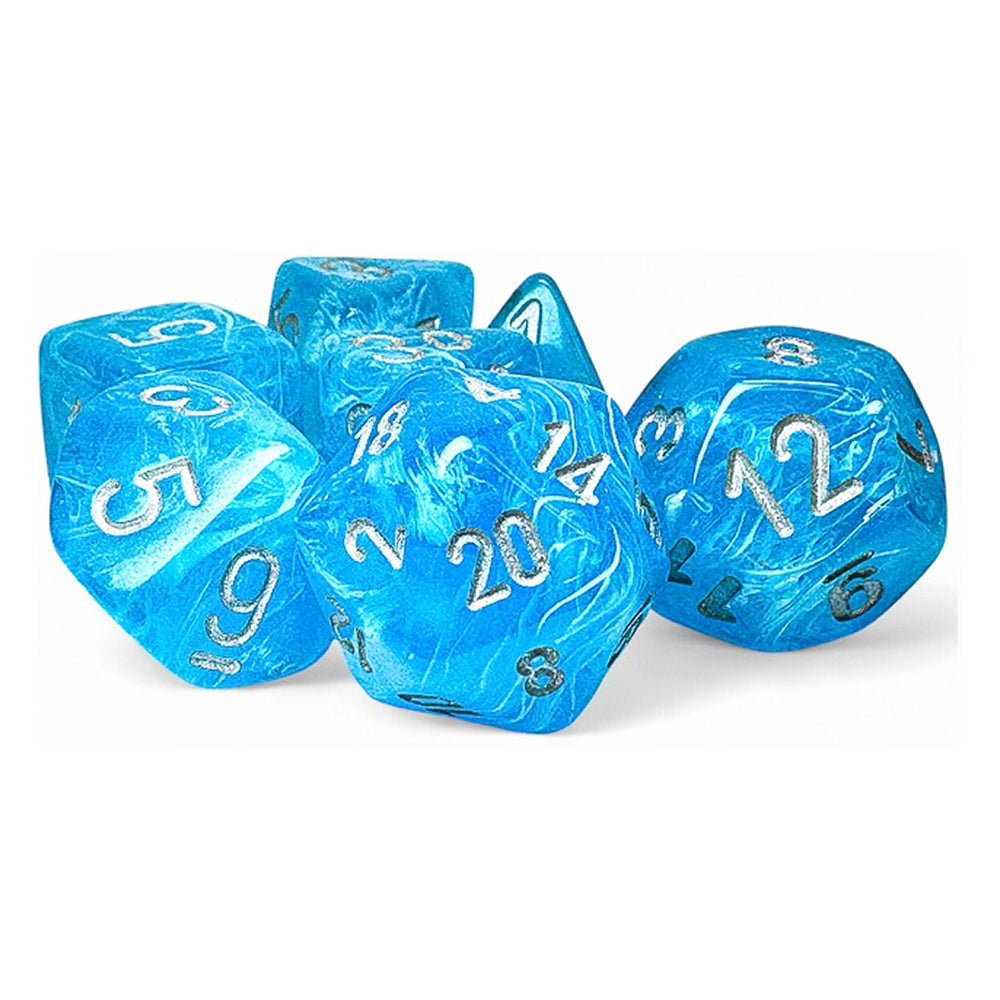 RPG Dice (Mega): Luminary Sky/Silver (CHX22566)