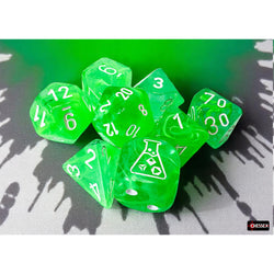 RPG Dice: Nebula Gelatinous/White UV (CHX30074)