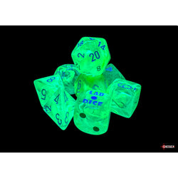 RPG Dice: Nebula Gelatinous/White UV (CHX30074)